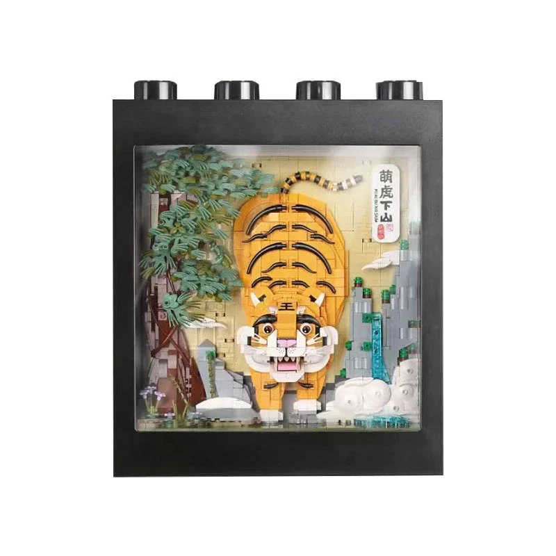 LOZ Mini Blocks 1906 Tiger Painting - Image 3