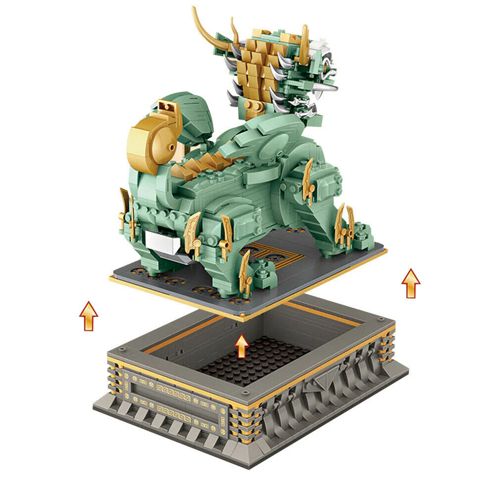 LOZ Mini Blocks 1921 Chinese Sacred Beast Kylin - Image 2