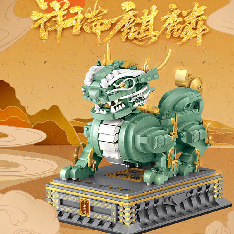 LOZ Mini Blocks 1921 Chinese Sacred Beast Kylin - Image 4
