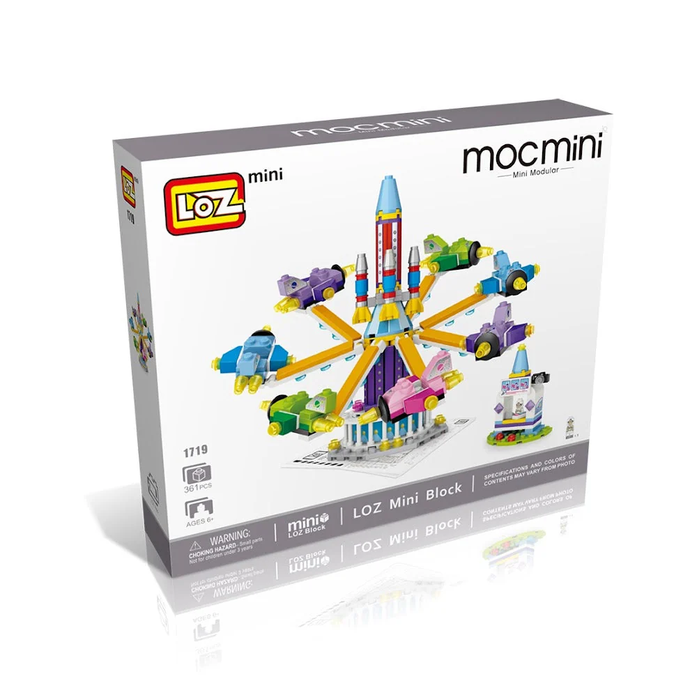 LOZ Mini Modular 1719 Rotating Plane Ride - Image 2