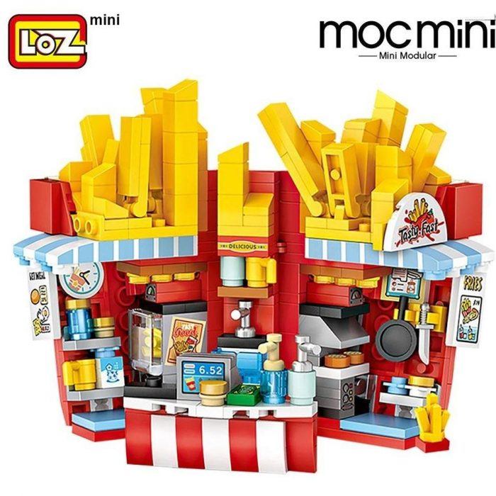 LOZ Mini Modular 1732 French Fries Shop - Image 3