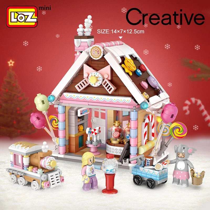 LOZ Mini Street 1224 Sweets Store - Image 4