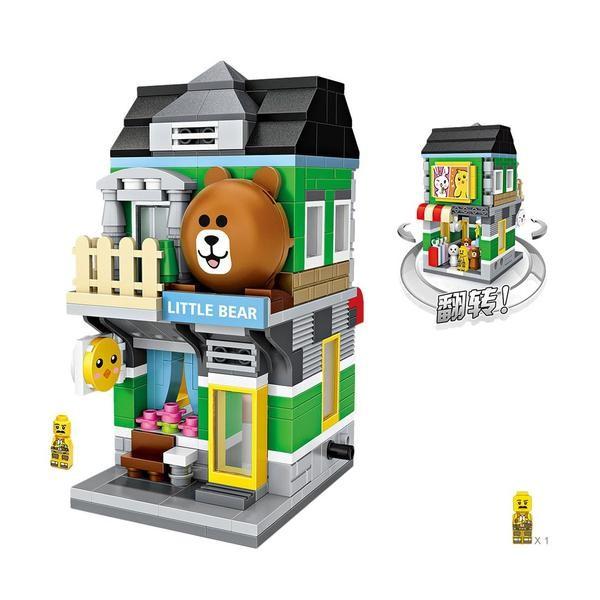 LOZ Street Mini 1630 Little Bear Store - Image 2