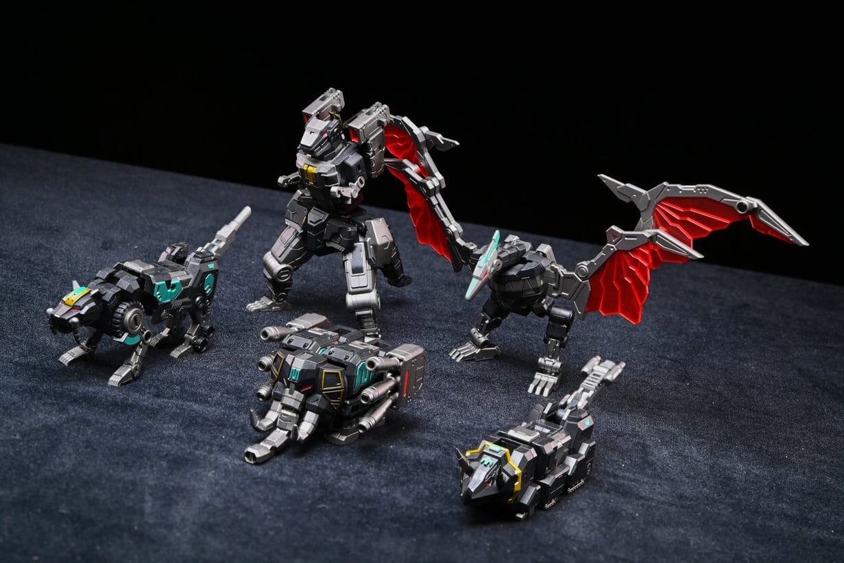 Lucky Cat LC-MC03B Mighty Morphin Power Rangers Dino Megazord Action Figure - Image 4