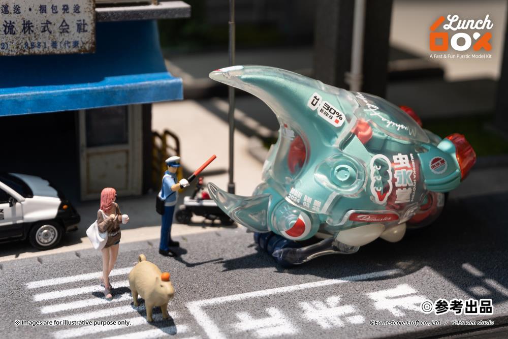 LunchBox Dynastes (Ice Cream Truck Ver.) Limited Edition Model Kit - Image 9