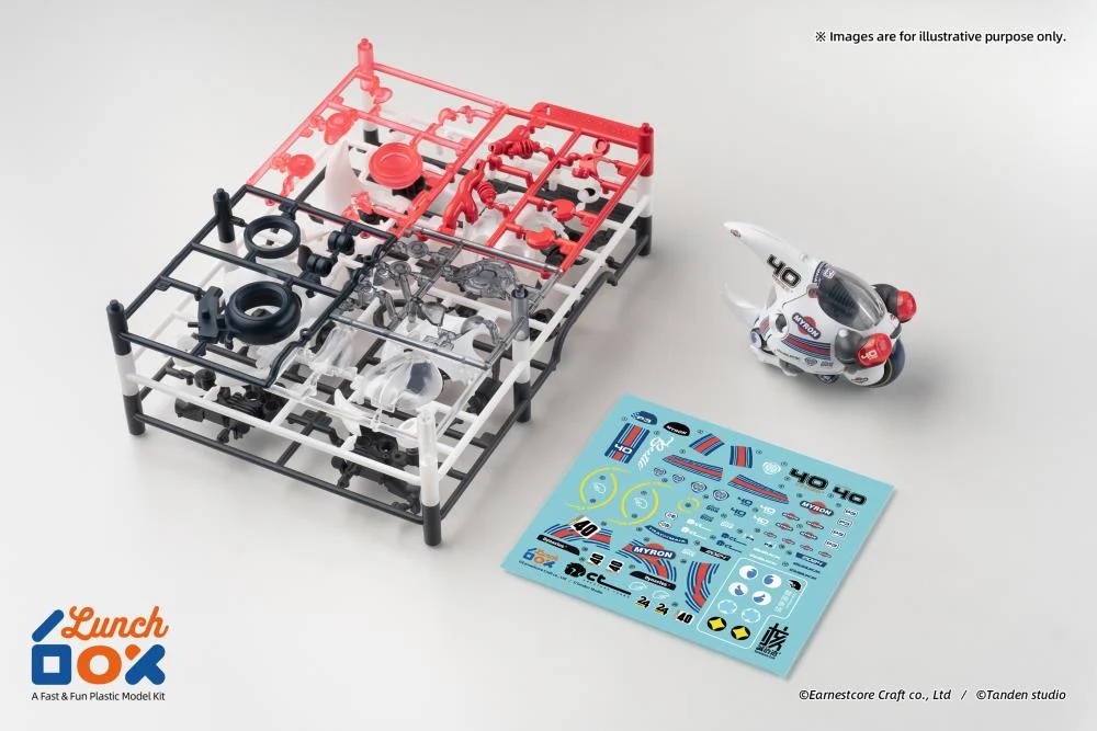 LunchBox Dynastes (White Porchee Ver.) Limited Edition Model Kit - Image 10