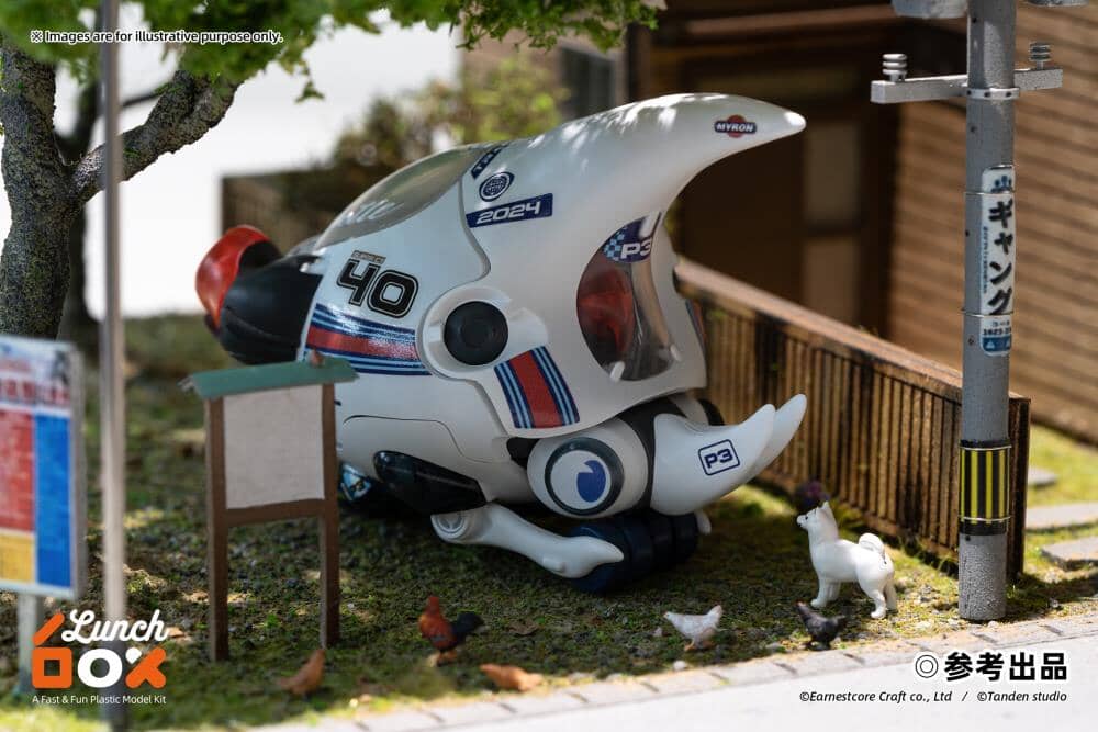 LunchBox Dynastes (White Porchee Ver.) Limited Edition Model Kit - Image 9