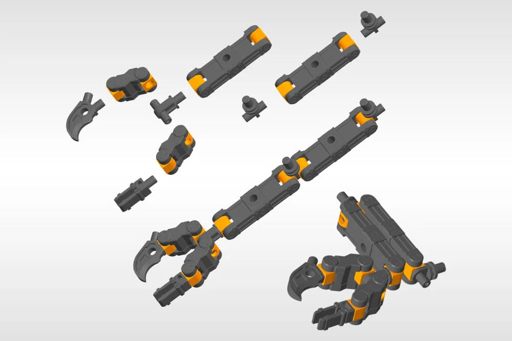 M.S.G. Modeling Support Goods Mecha Supply 02 Flexible Arms (Type B) - Image 8