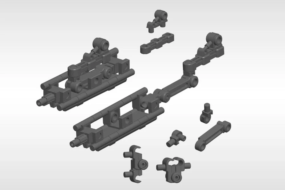 M.S.G. Modeling Support Goods Mecha Supply 01 Flexible Arms (Type A) - Image 9