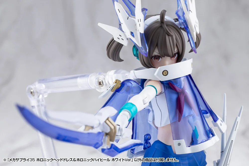 M.S.G. Modeling Support Goods Mecha Supply 35 Holonic Headdress & Holonic High Heels (White Ver.) - Image 16