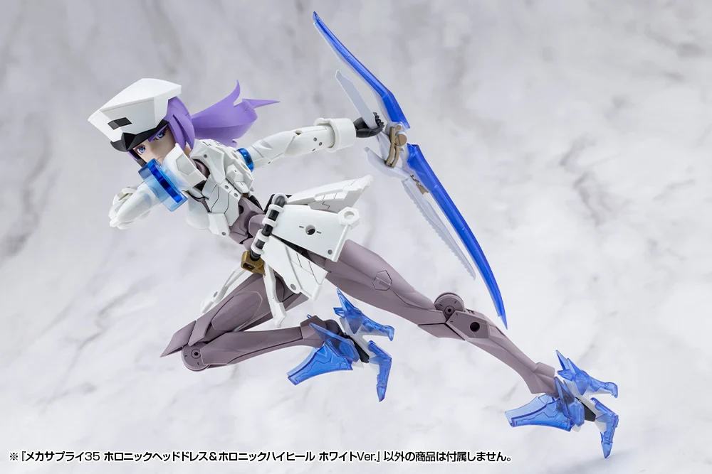 M.S.G. Modeling Support Goods Mecha Supply 35 Holonic Headdress & Holonic High Heels (White Ver.) - Image 18
