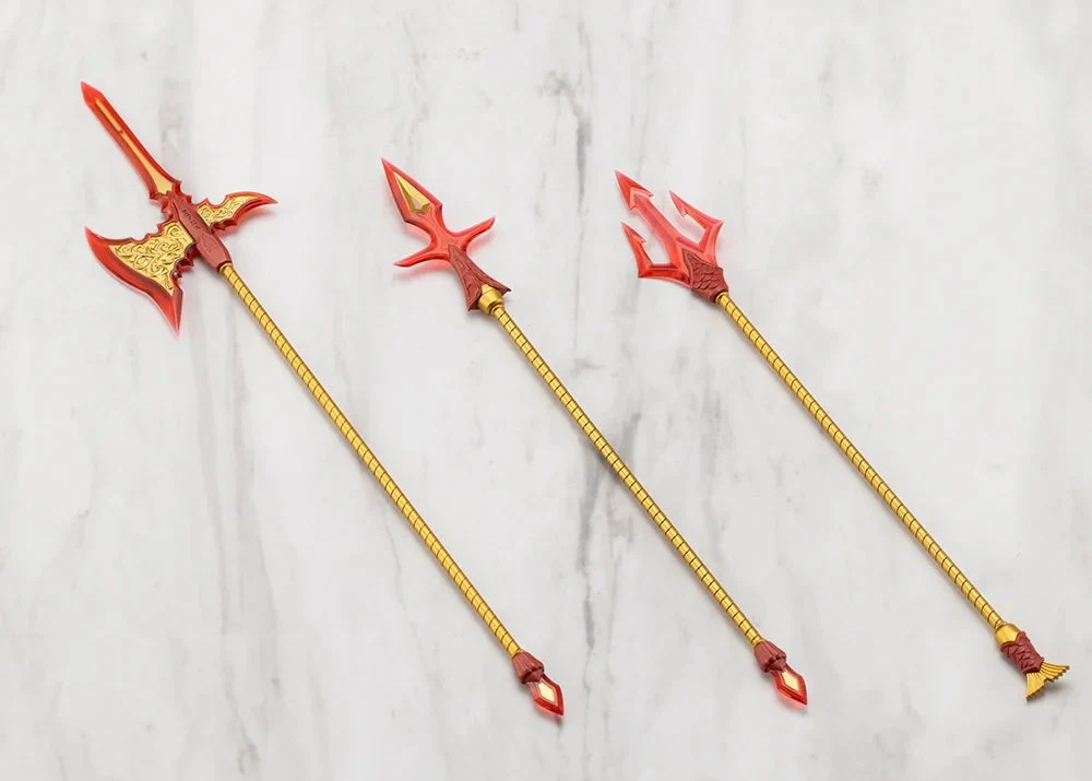 M.S.G. Modeling Support Goods Virtuous Style 11 Pole Weapon Set (Flamerite Ver.)
