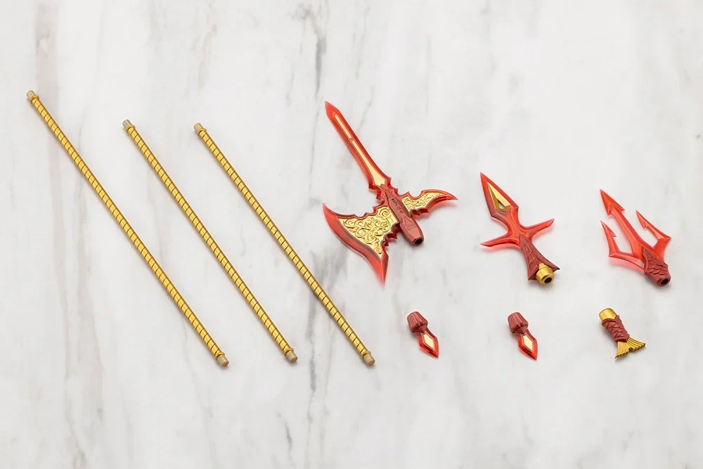 M.S.G. Modeling Support Goods Virtuous Style 11 Pole Weapon Set (Flamerite Ver.) - Image 2