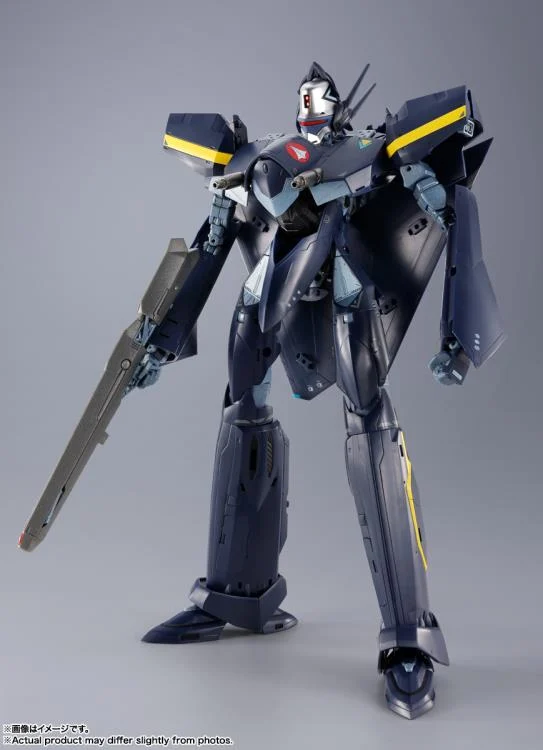 Macross 7 DX Chogokin VF-17S Nightmare Stealth Valkyrie (Gamlin Kizaki) Action Figure - Image 2