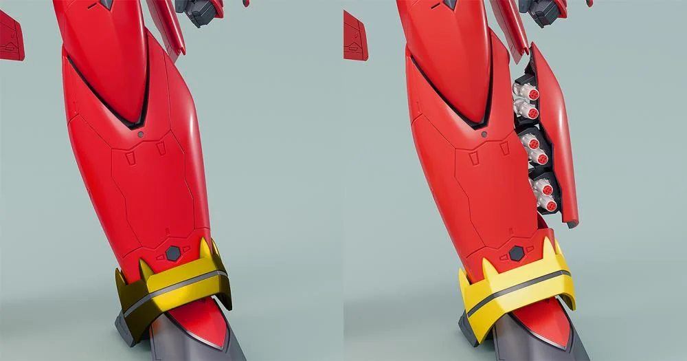 Macross 7 PLAMAX VF-19 Custom Fire Valkyrie (Basara Nekki Unit) 1/72 Scale Model Kit - Image 8