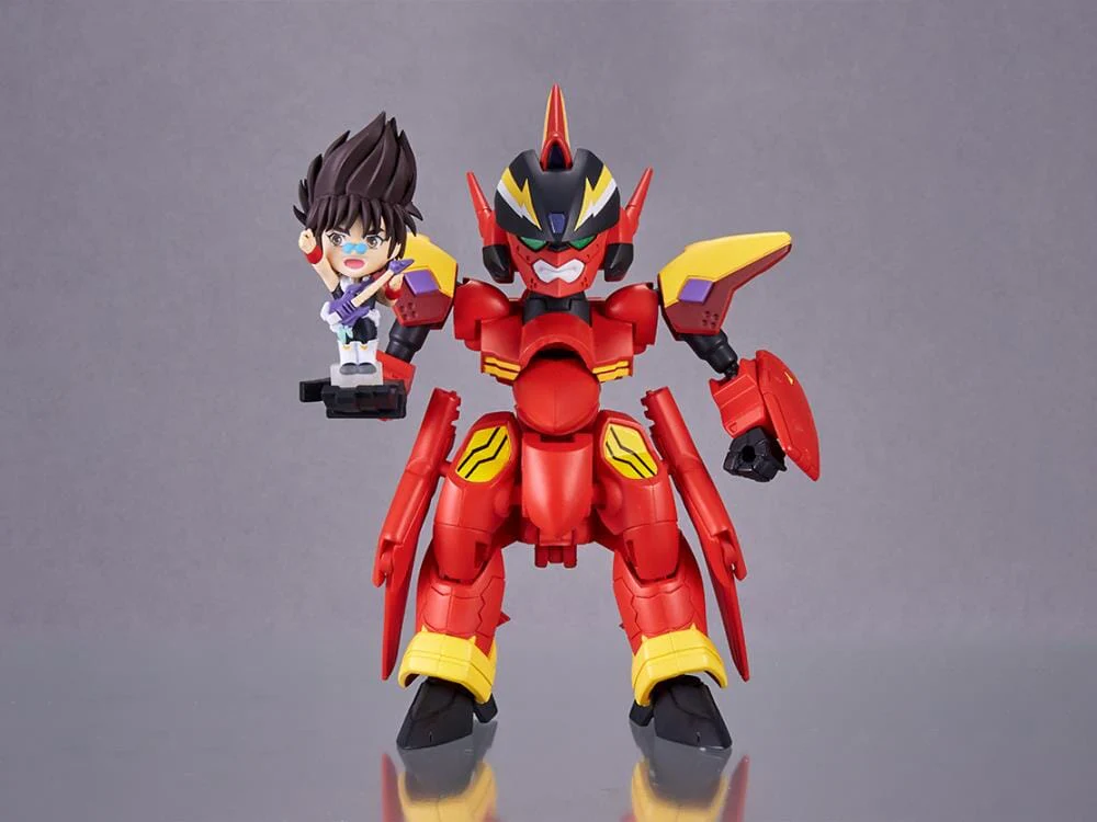 Macross 7 Tiny Session VF-19 Custom Fire Valkyrie & Nekki Basara Figure Set - Image 3