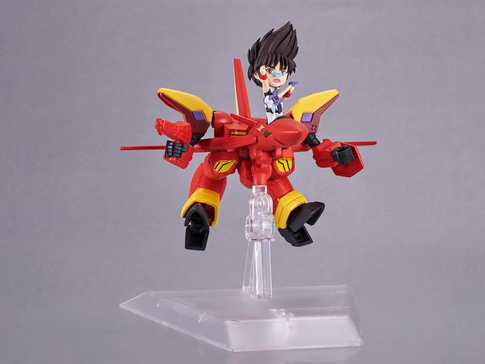Macross 7 Tiny Session VF-19 Custom Fire Valkyrie & Nekki Basara Figure Set - Image 7