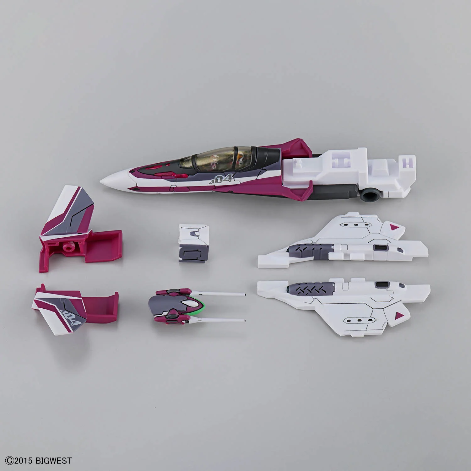 Macross Delta HG VF-31C Siegfried (Mirage Farina Jenius Use) 1/100 Scale Model Kit - Image 8