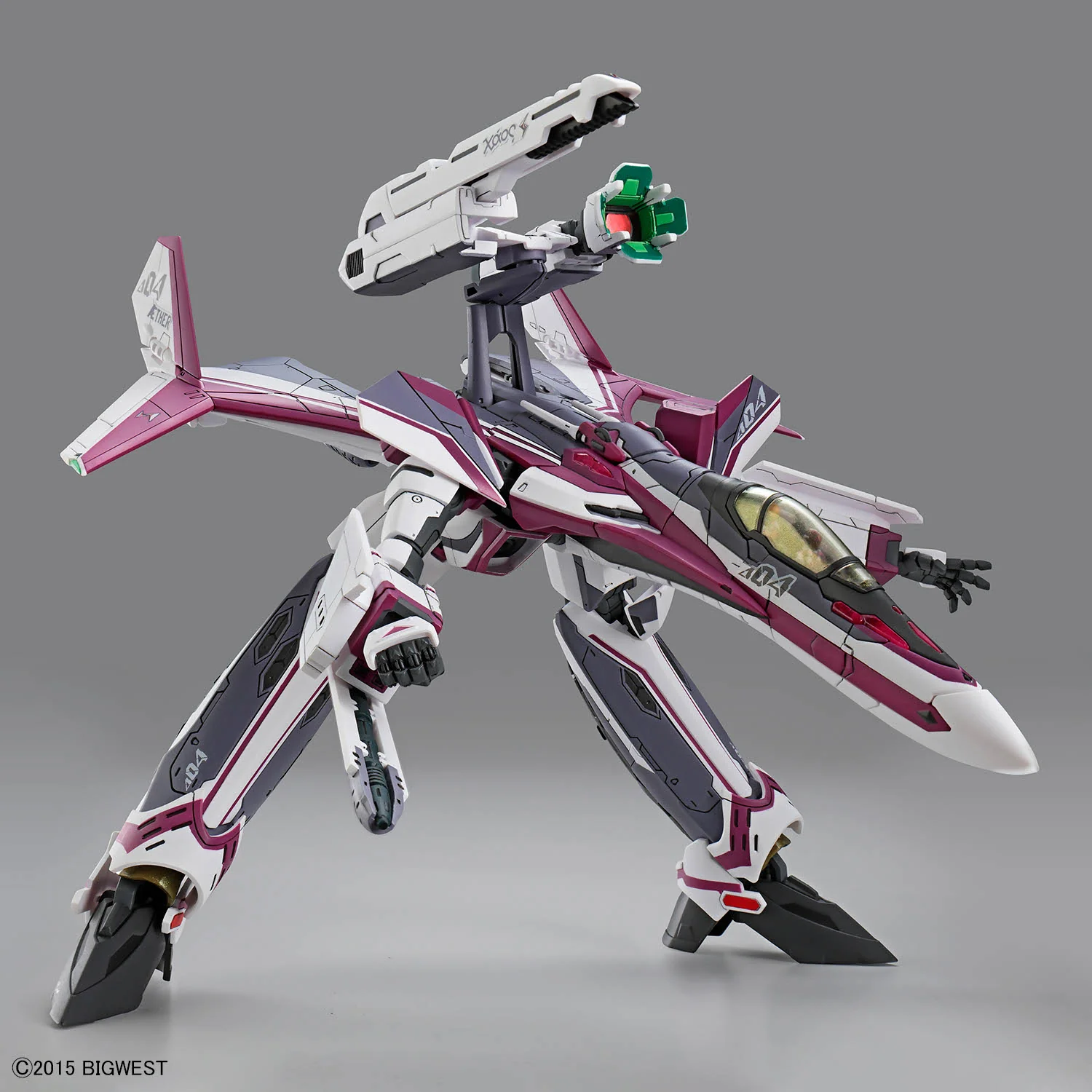 Macross Delta HG VF-31C Siegfried (Mirage Farina Jenius Use) 1/100 Scale Model Kit - Image 9