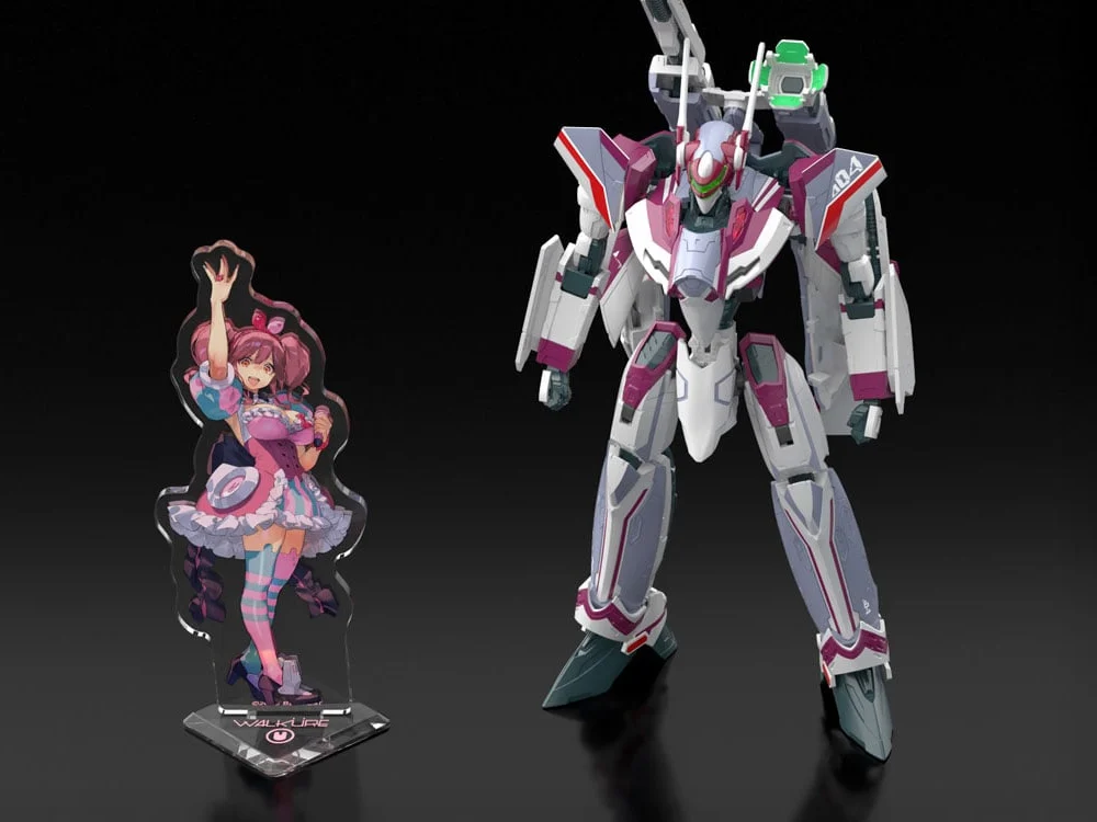 Macross Delta HG VF-31C Siegfried (Mirage Farina Jenius) 1/100 Scale Deluxe Model Kit Set