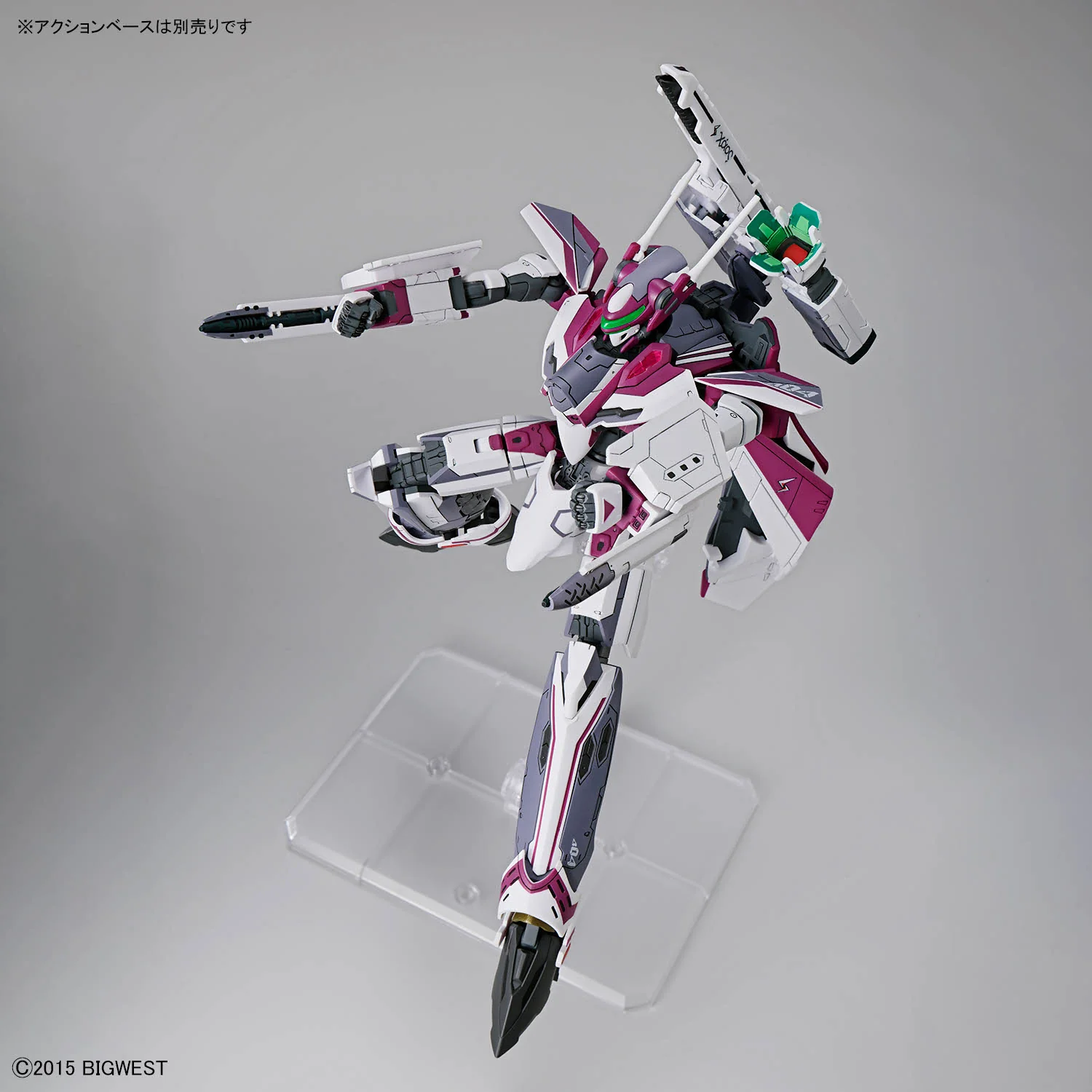 Macross Delta HG VF-31C Siegfried (Mirage Farina Jenius) 1/100 Scale Deluxe Model Kit Set - Image 10