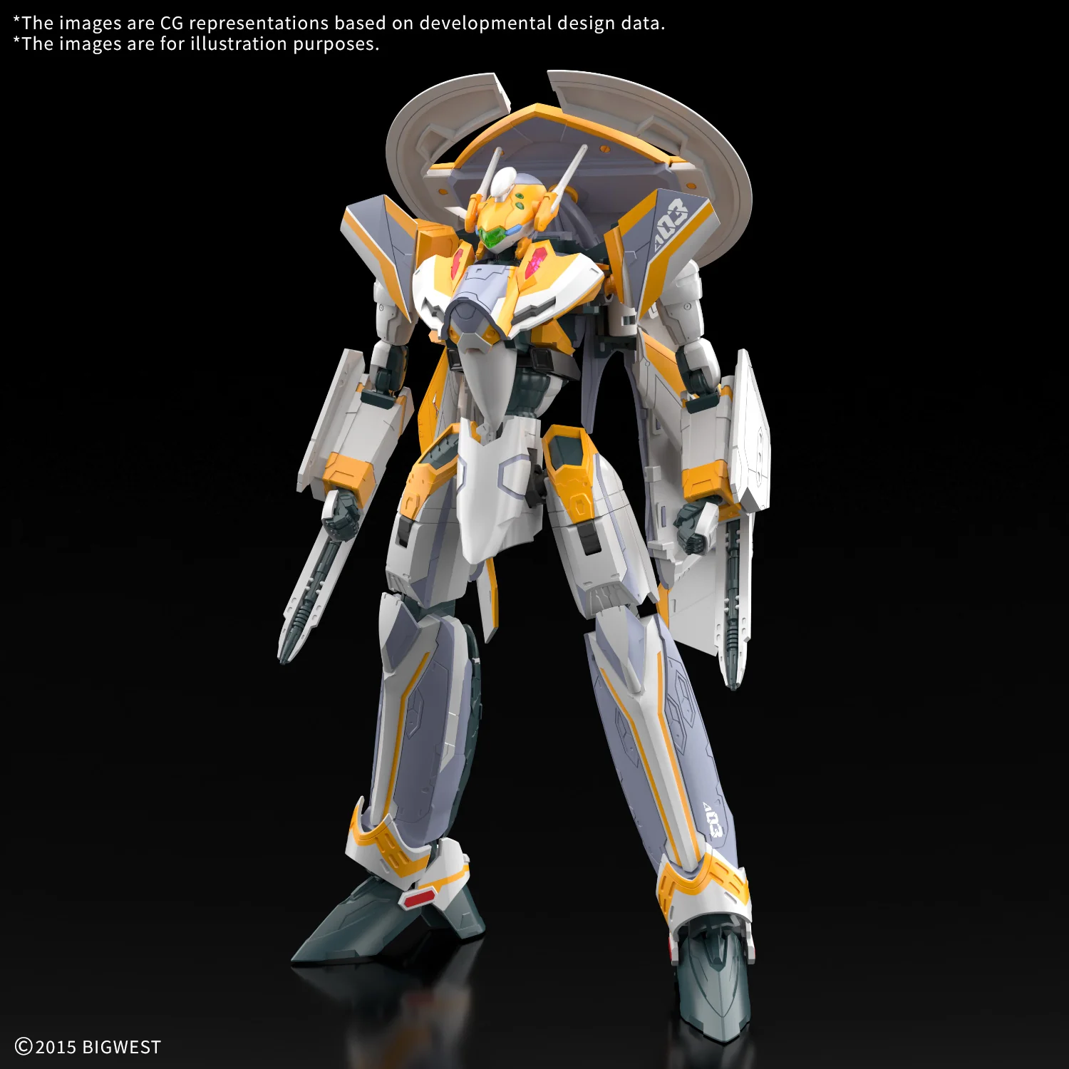 Macross Delta HG VF-31E Siegfried (Chuck Mustang Custom) 1/100 Scale Model Kit - Image 2