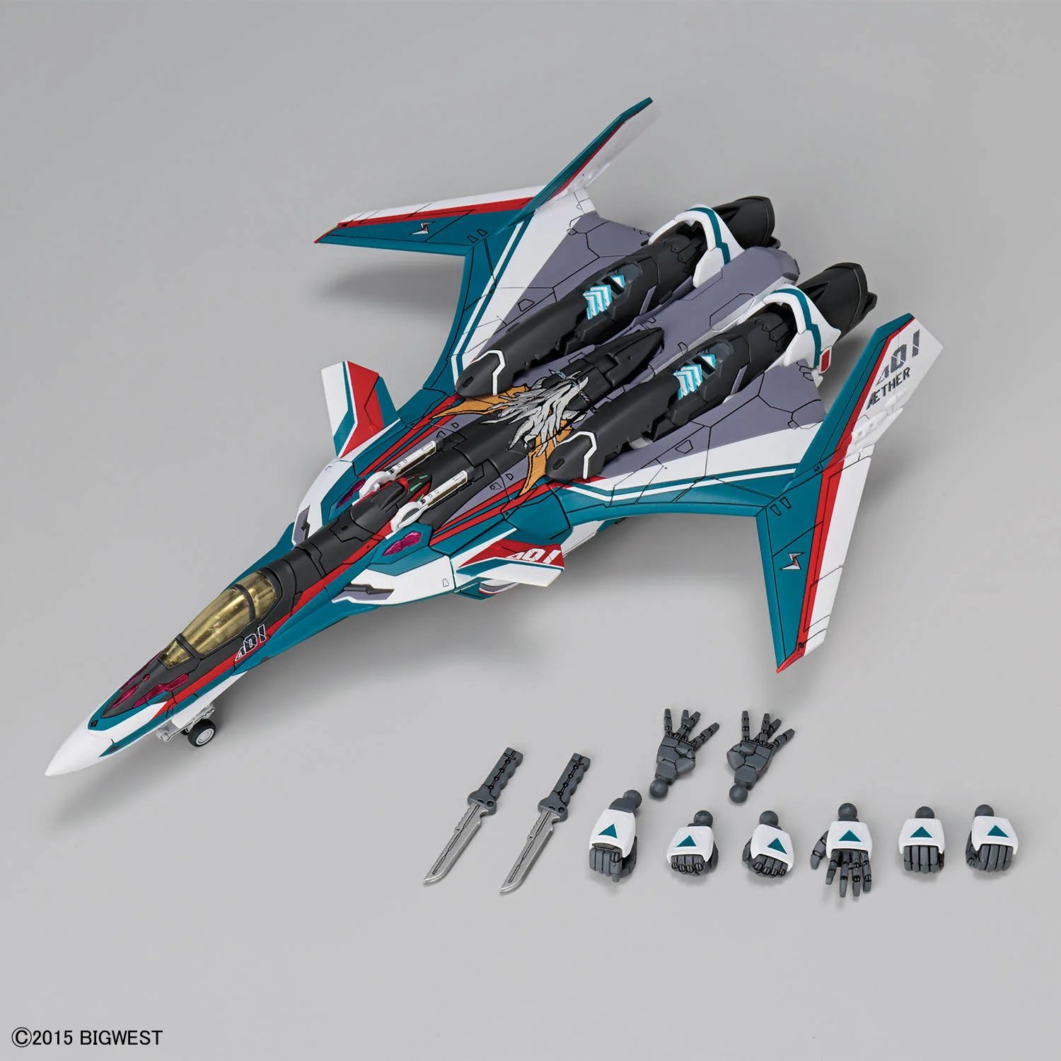 Macross Delta HG VF-31S Siegfried (Arad Molders Use) 1/100 Scale Model Kit - Image 8