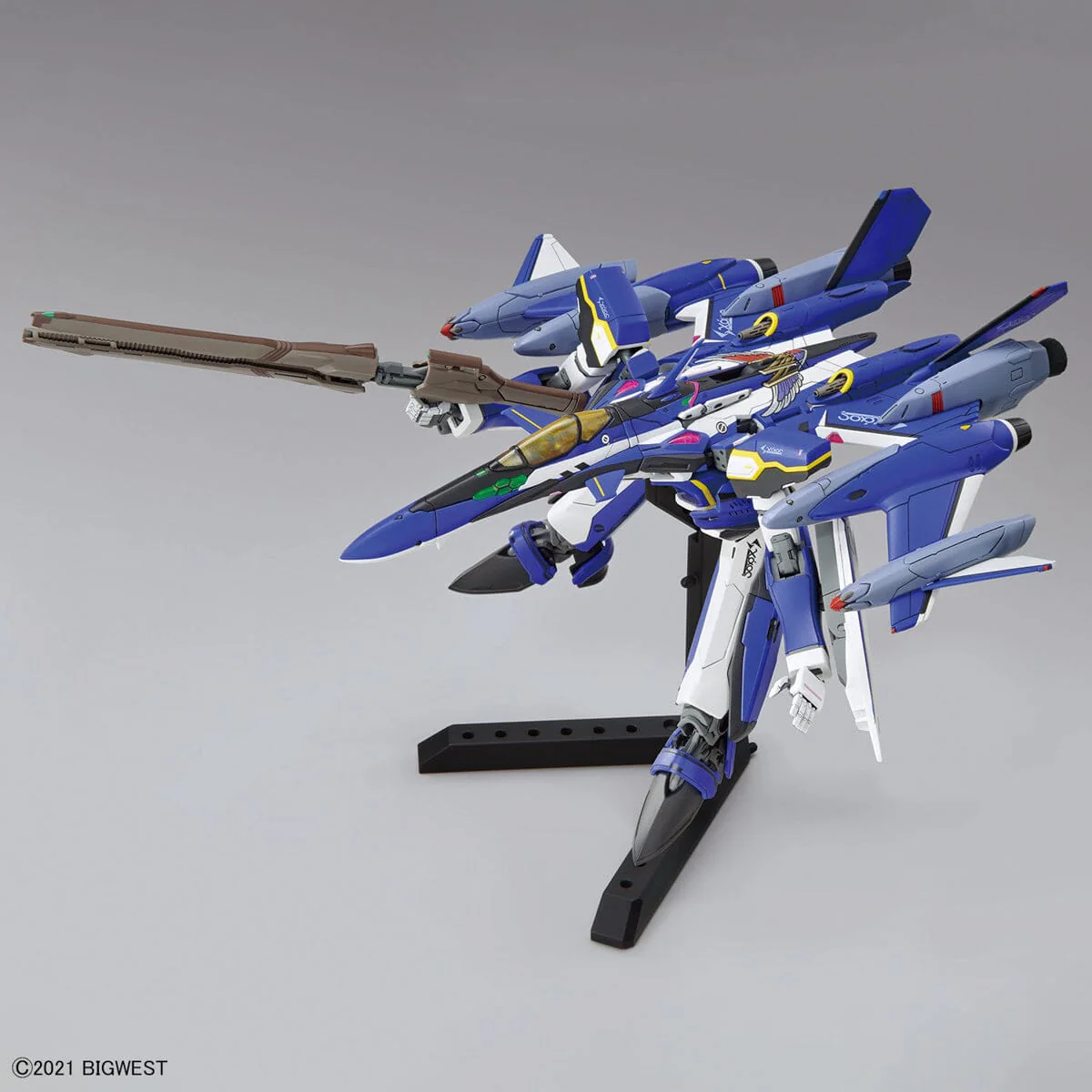 Macross Delta HG YF-29 Durandal Valkyrie (Maximilian Jenius Machine) Full Set 1/100 Scale Model Kit - Image 6