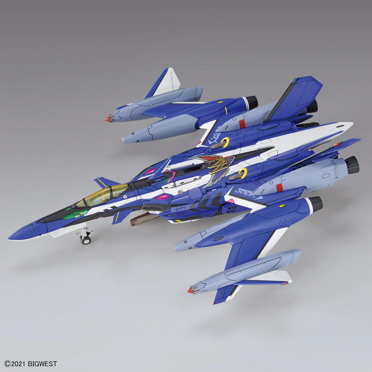 Macross Delta HG YF-29 Durandal Valkyrie (Maximilian Jenius Machine) Full Set 1/100 Scale Model Kit - Image 7