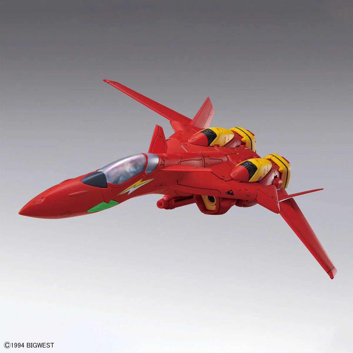 Macross 7 HG VF-19 Kai Fire Valkyrie (Sound Booster Equipped Ver.) 1/100 Scale Model Kit - Image 4