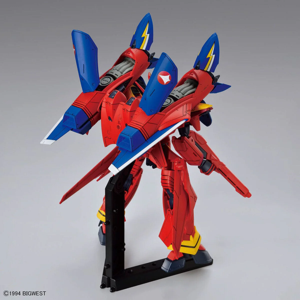 Macross 7 HG VF-19 Kai Fire Valkyrie (Sound Booster Equipped Ver.) 1/100 Scale Model Kit - Image 5