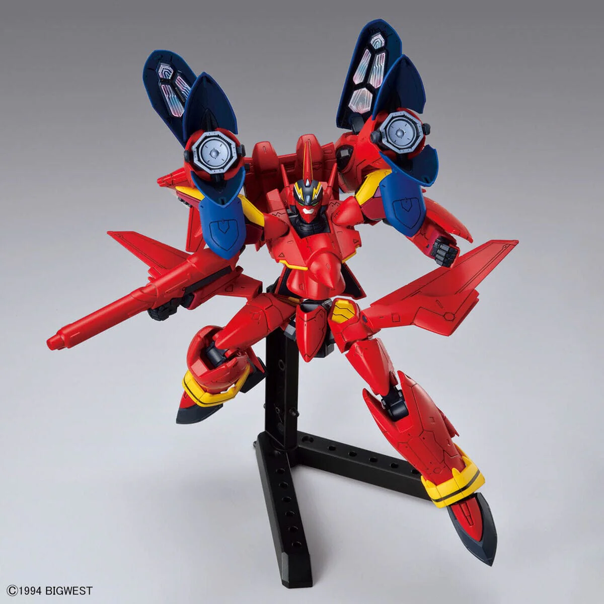 Macross 7 HG VF-19 Kai Fire Valkyrie (Sound Booster Equipped Ver.) 1/100 Scale Model Kit - Image 7