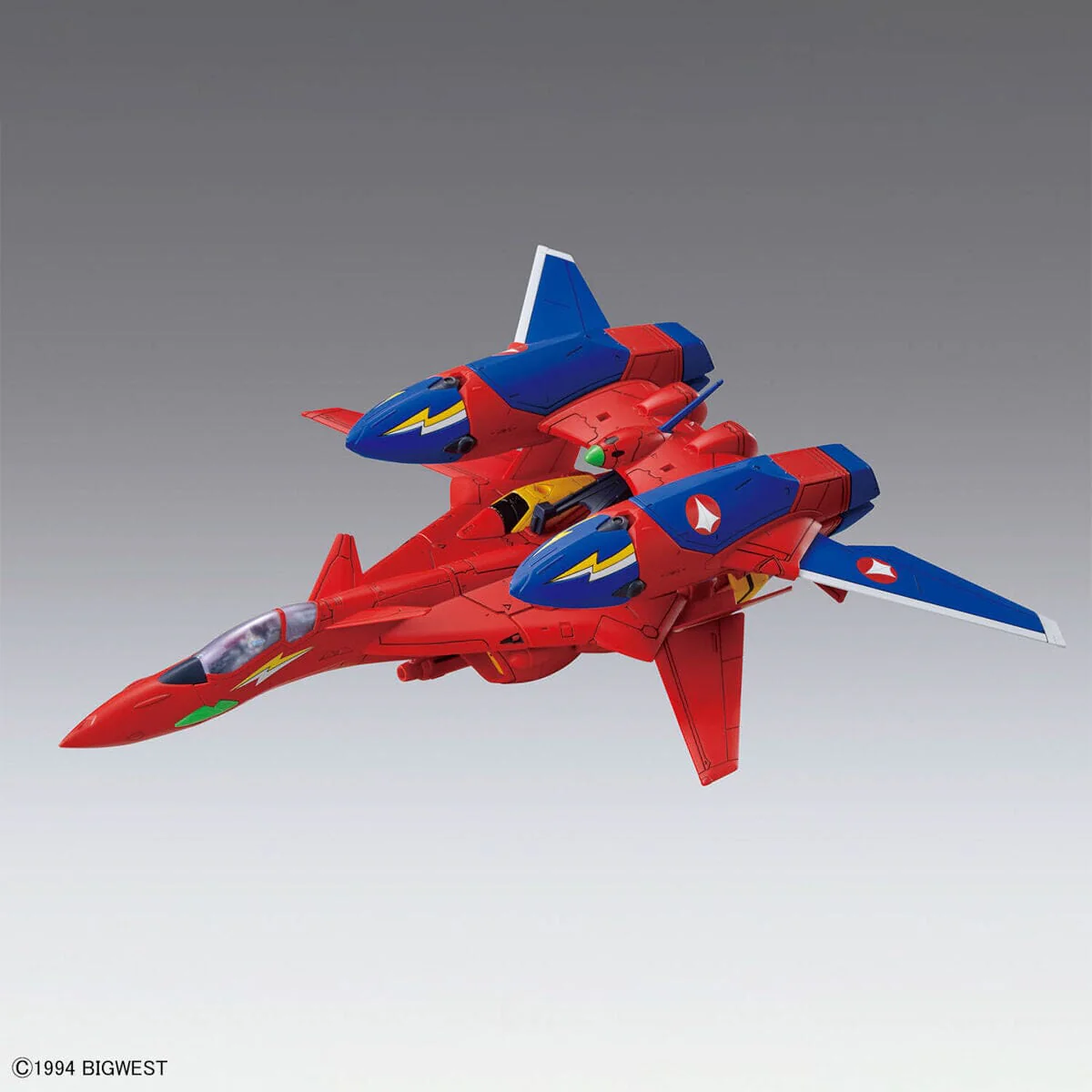 Macross 7 HG VF-19 Kai Fire Valkyrie (Sound Booster Equipped Ver.) 1/100 Scale Model Kit - Image 8