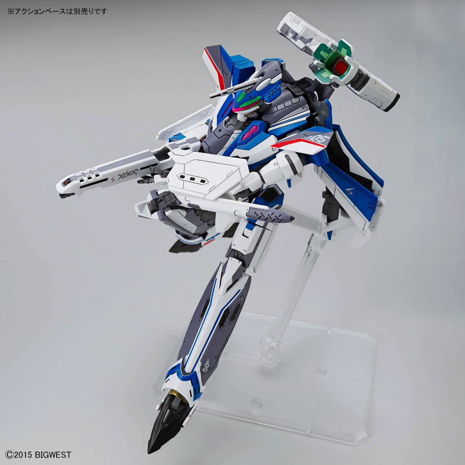 Macross Delta HG Hayate Immelmann's VF-31J Siegfried 1/100 Scale Model Kit - Image 11