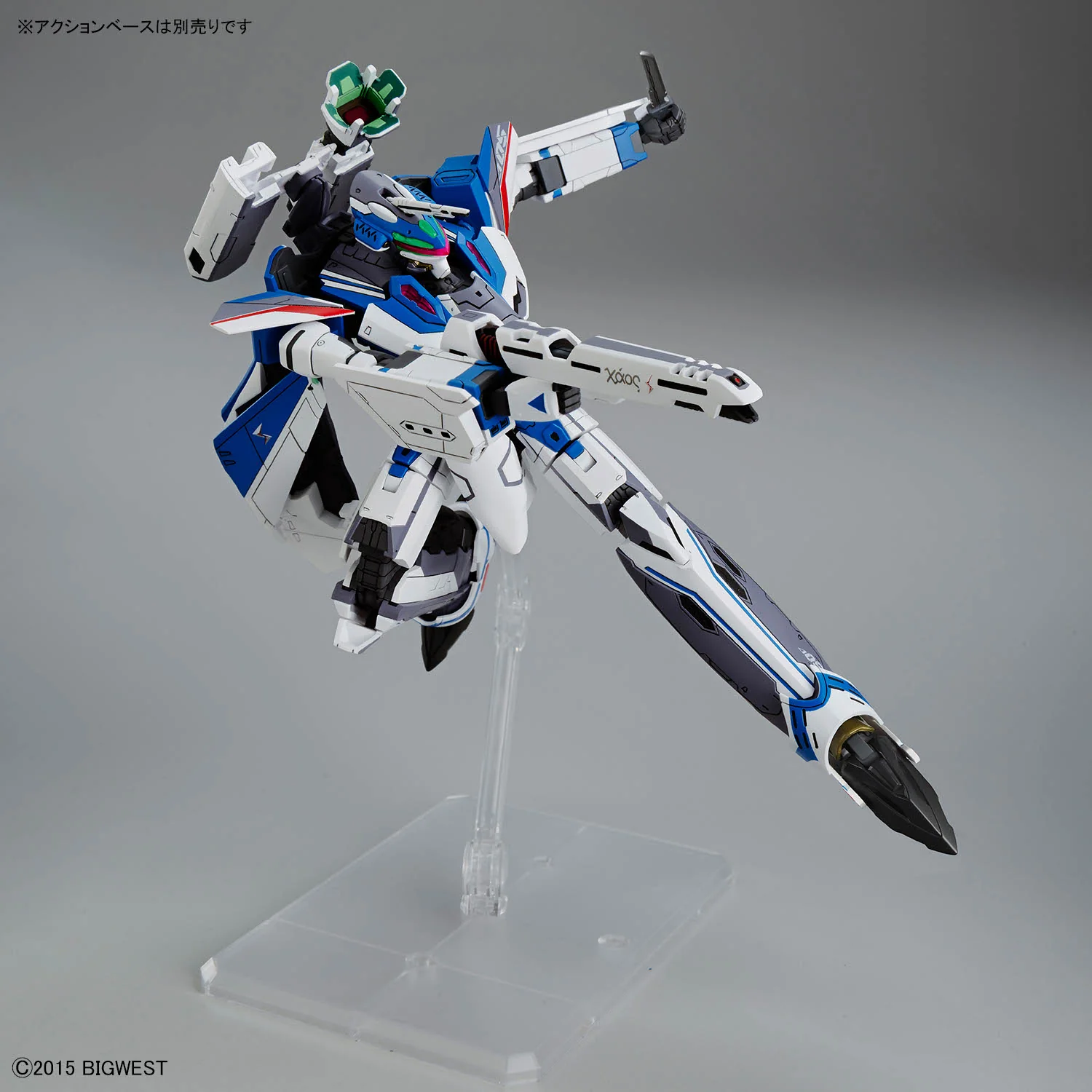 Macross Delta HG Hayate Immelmann's VF-31J Siegfried 1/100 Scale Model Kit - Image 12