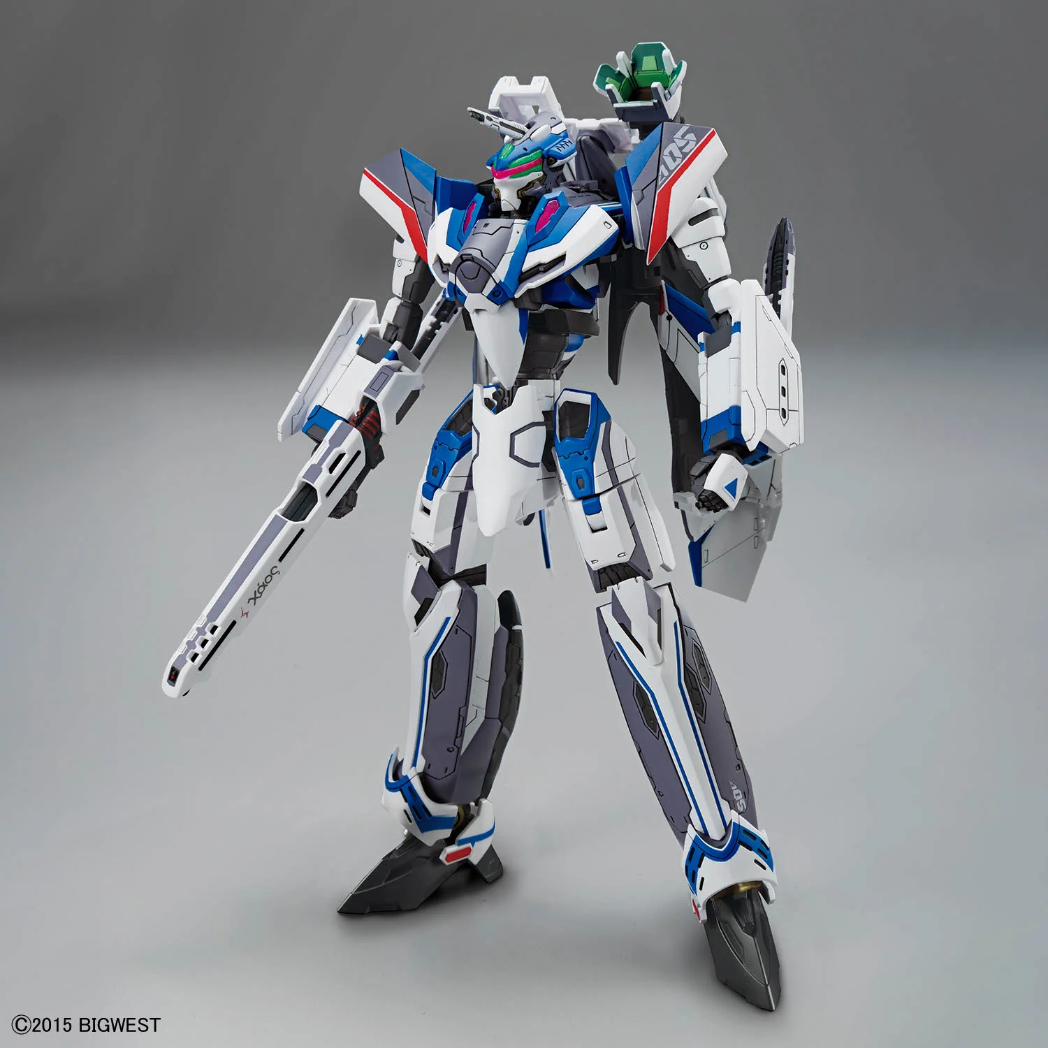Macross Delta HG Hayate Immelmann's VF-31J Siegfried 1/100 Scale Model Kit - Image 3