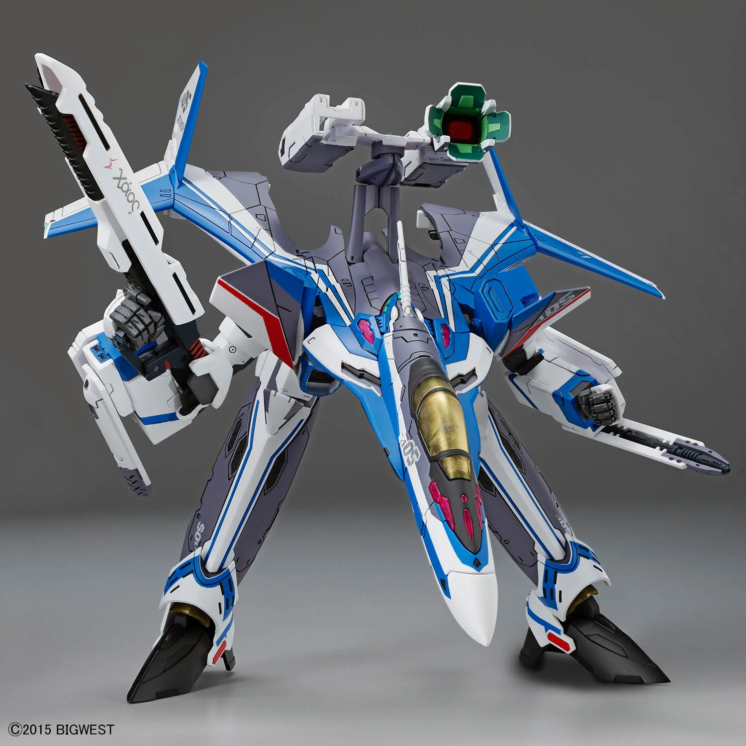 Macross Delta HG Hayate Immelmann's VF-31J Siegfried 1/100 Scale Model Kit - Image 5