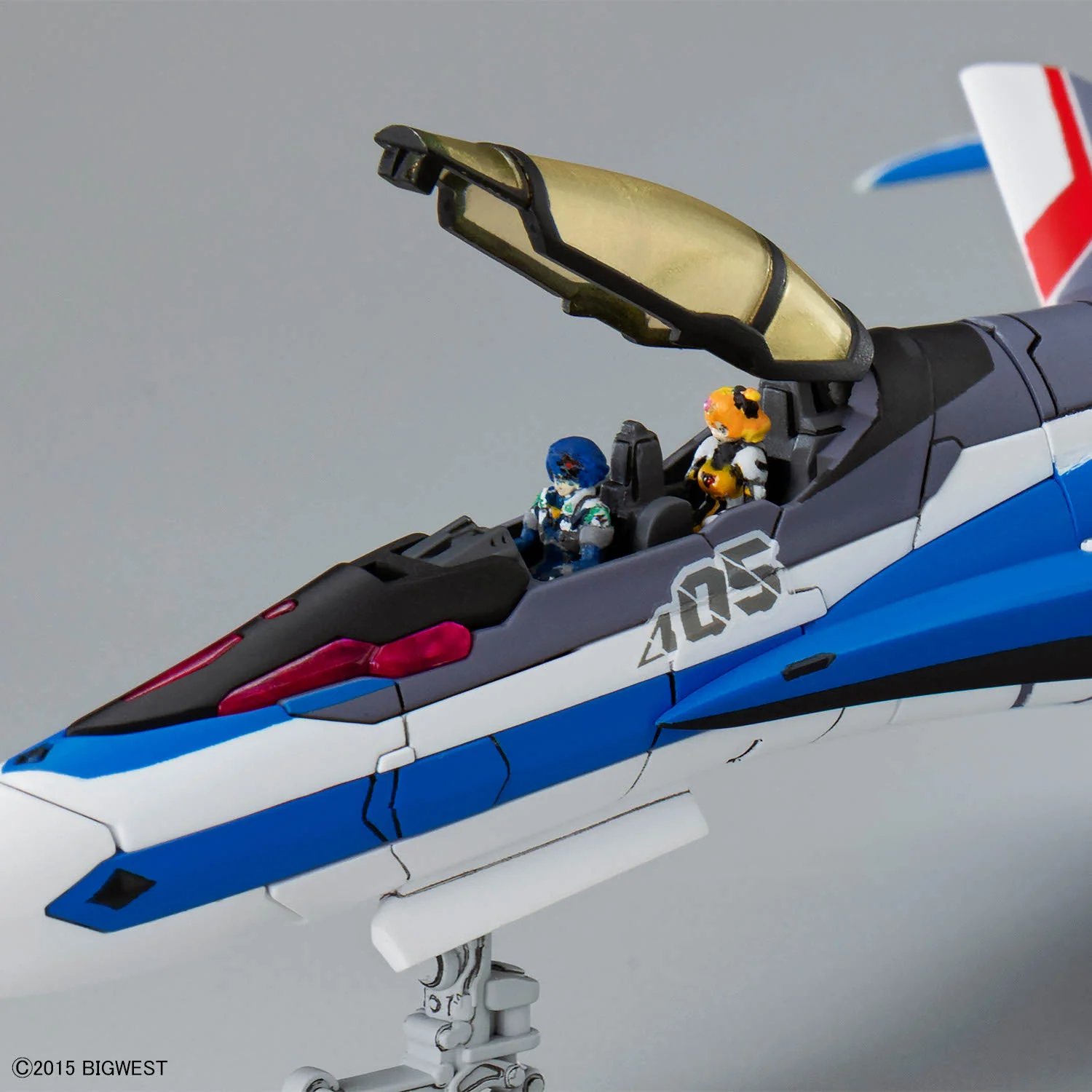 Macross Delta HG Hayate Immelmann's VF-31J Siegfried 1/100 Scale Model Kit - Image 6