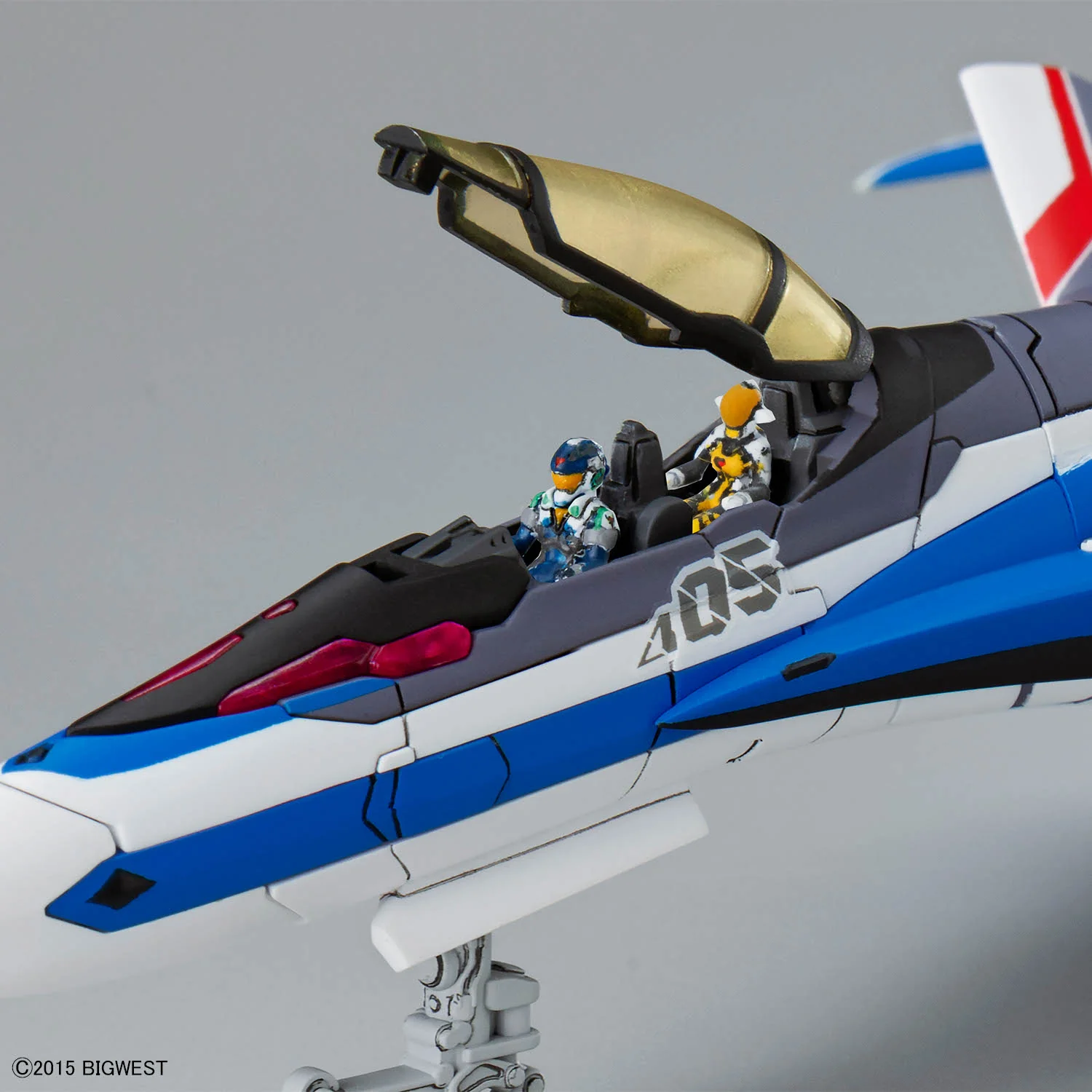 Macross Delta HG Hayate Immelmann's VF-31J Siegfried 1/100 Scale Model Kit - Image 7