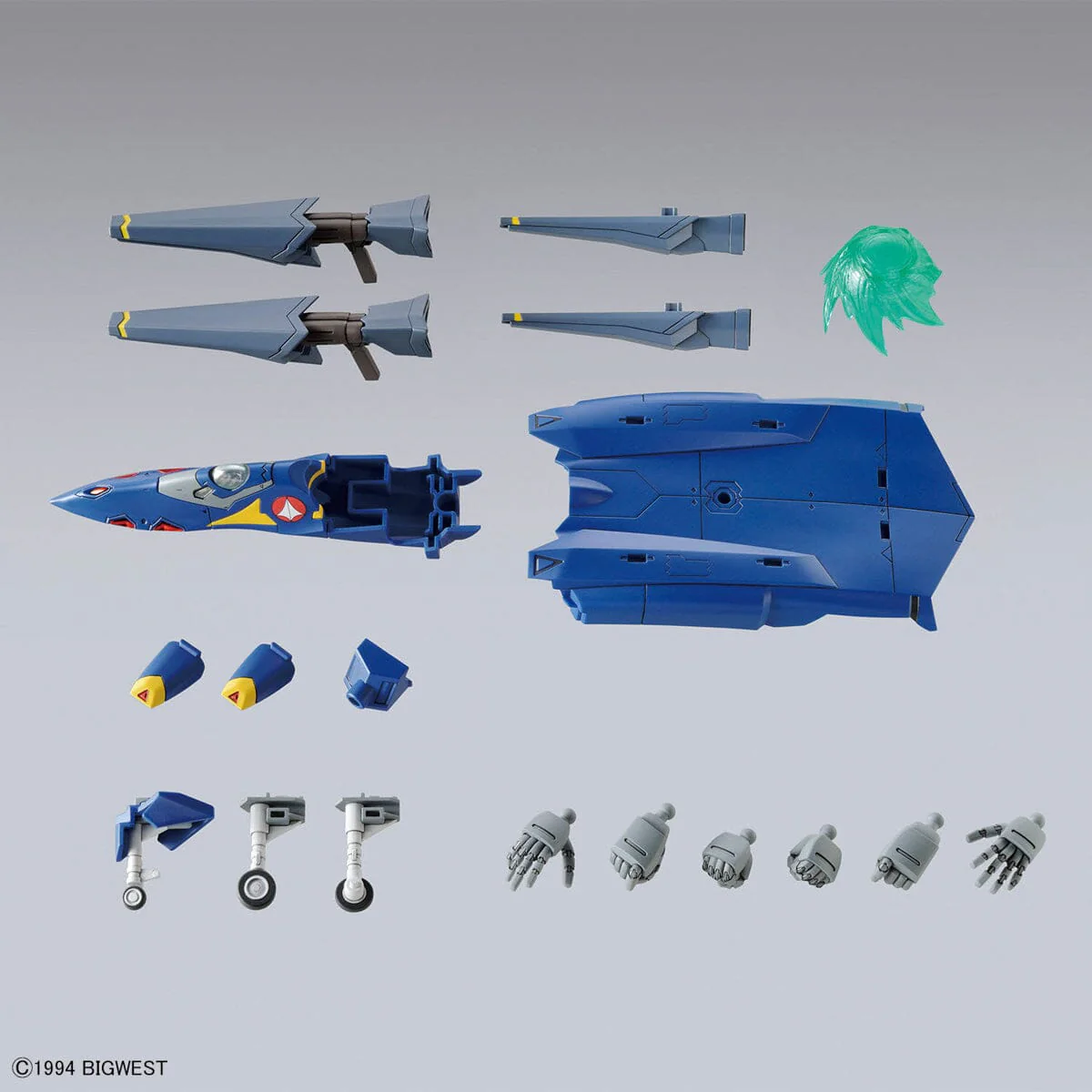 Macross Plus HG YF-21 (Guld Goa Bowman Ver.) 1/100 Scale Model Kit - Image 11