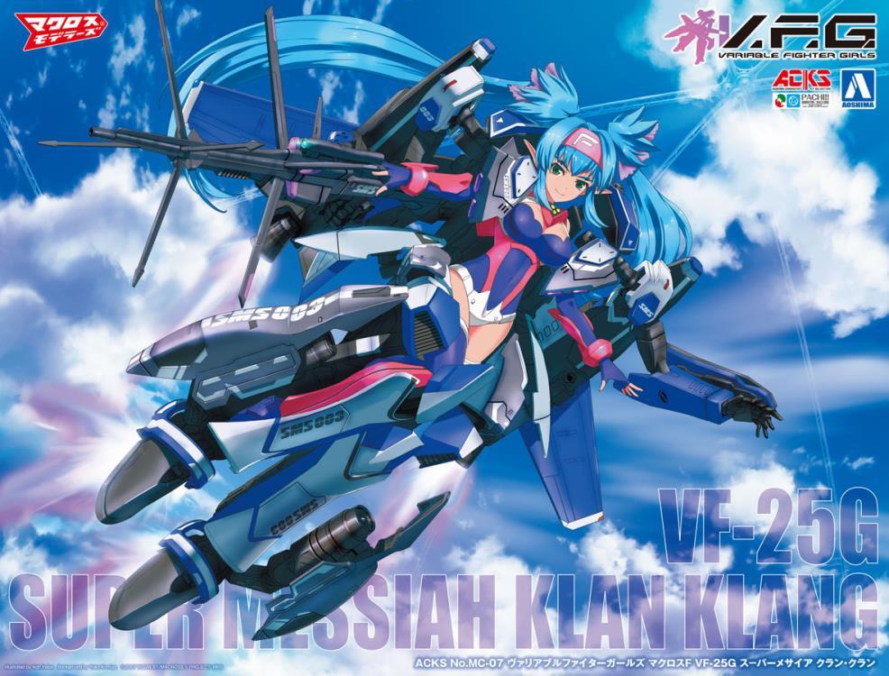 Macross V.F.G. VF-25G Super Messiah Klan Klang Model Kit - Image 7