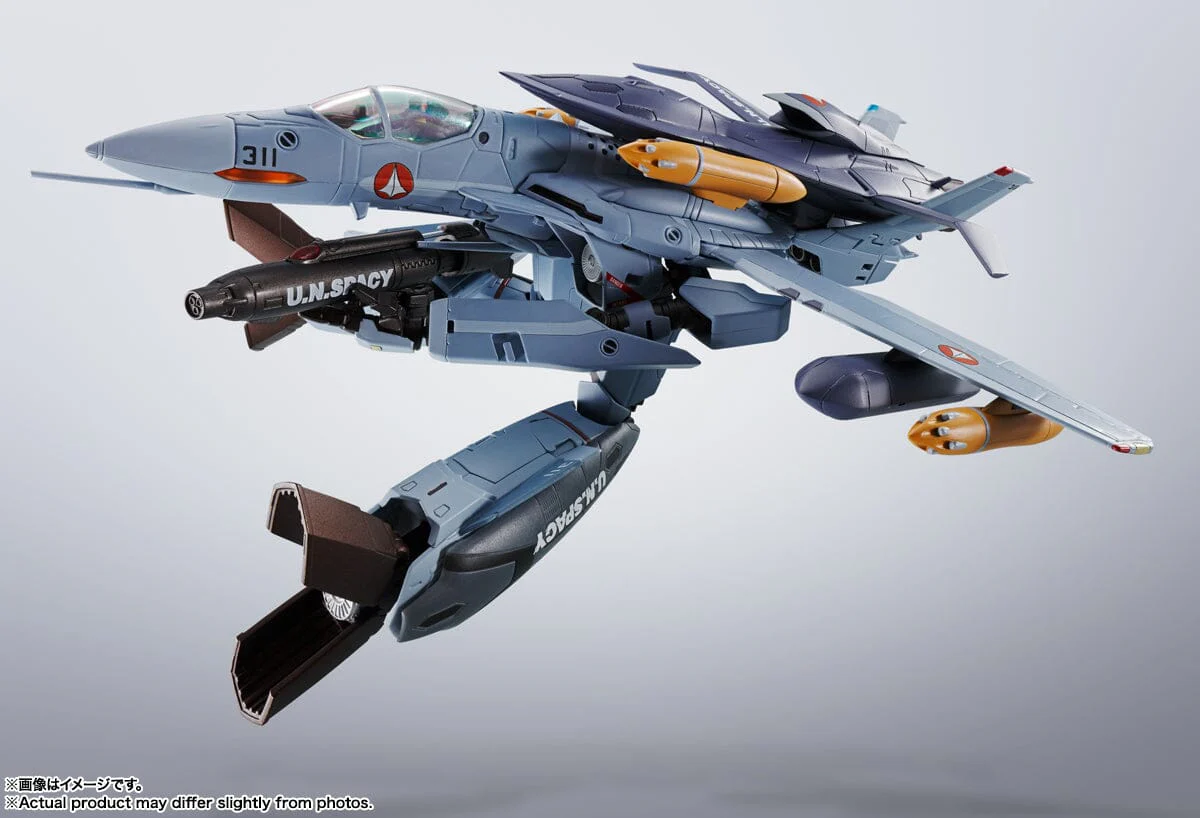 Macross Zero Hi-Metal R VF-0A Phoenix (Shin Kudo Use) + QF-2200D-B Ghost - Image 10