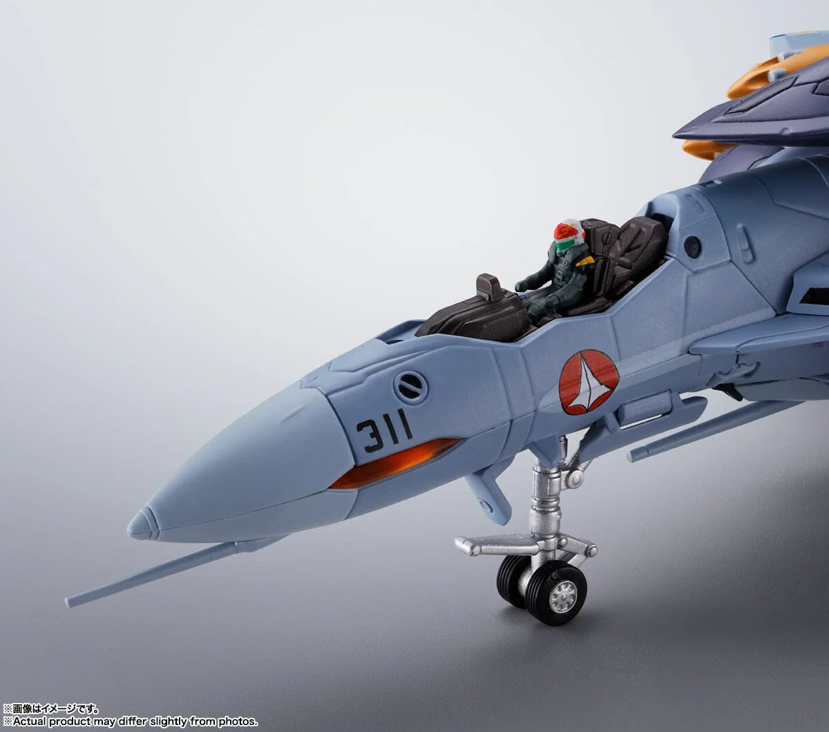 Macross Zero Hi-Metal R VF-0A Phoenix (Shin Kudo Use) + QF-2200D-B Ghost - Image 13