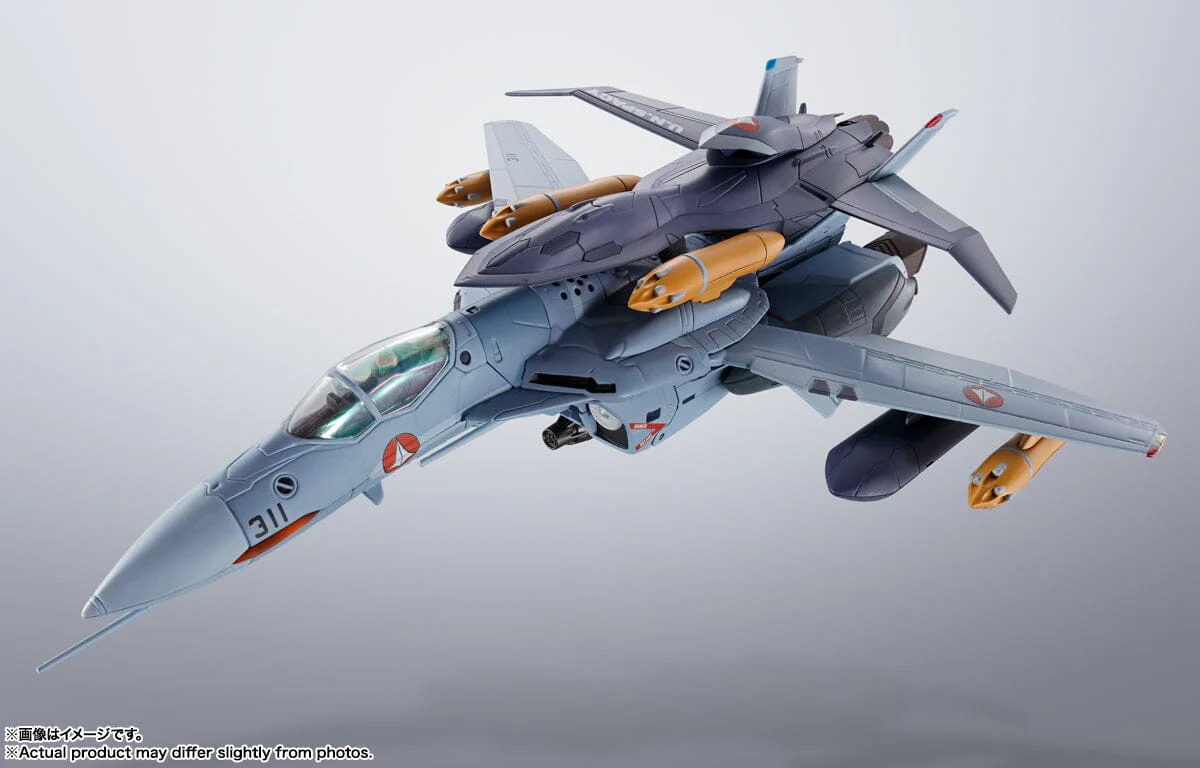Macross Zero Hi-Metal R VF-0A Phoenix (Shin Kudo Use) + QF-2200D-B Ghost - Image 14