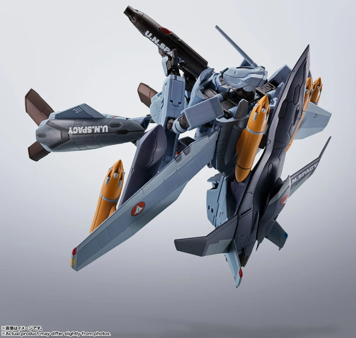 Macross Zero Hi-Metal R VF-0A Phoenix (Shin Kudo Use) + QF-2200D-B Ghost - Image 7
