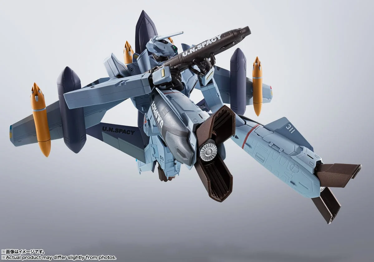 Macross Zero Hi-Metal R VF-0A Phoenix (Shin Kudo Use) + QF-2200D-B Ghost - Image 8