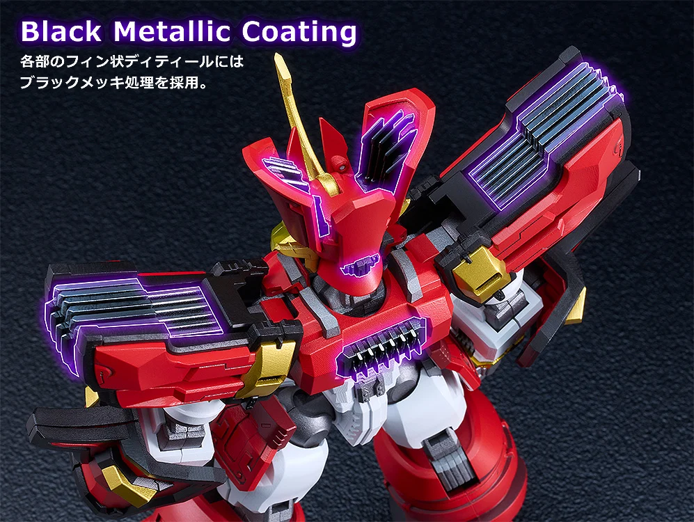 Mado King Granzort Moderoid King's Style Granzort (Gold Edition) Model Kit - Image 10