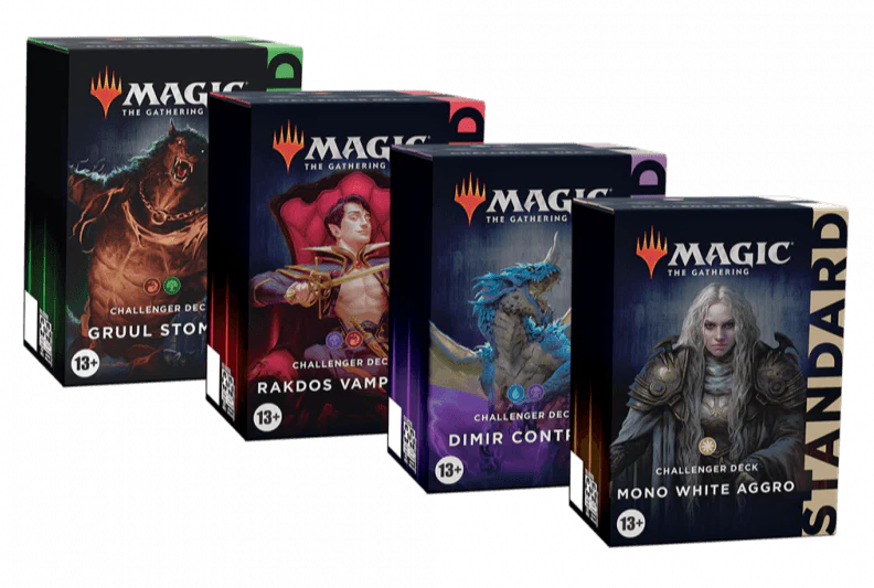 Magic The Gathering 2022 Challenger Deck Box All 4