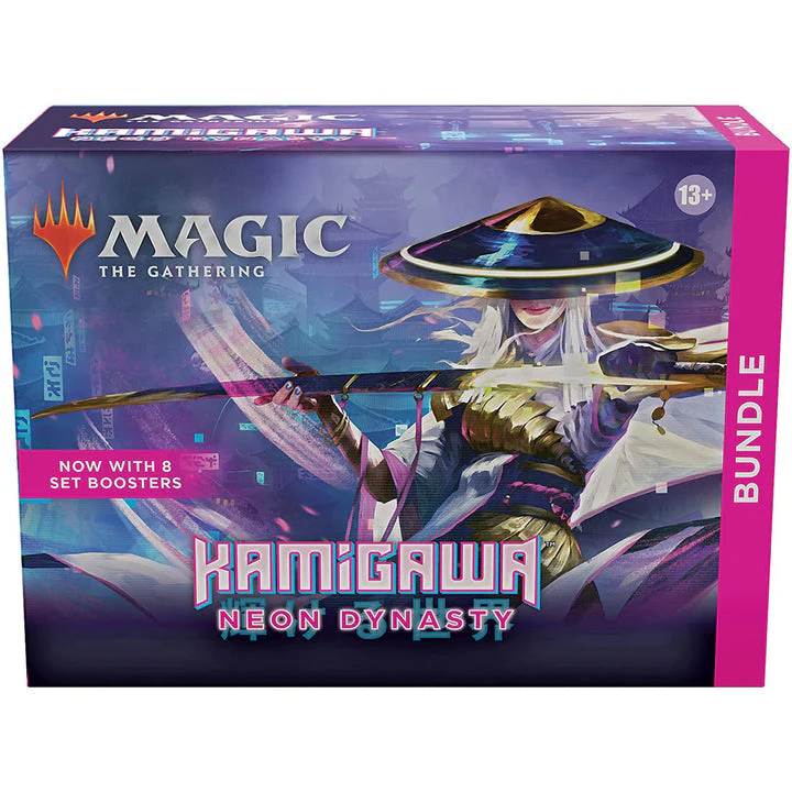 Magic The Gathering Kamigawa Neon Dynasty Bundle Box (8 Set Boosters + Accessories) - Image 2