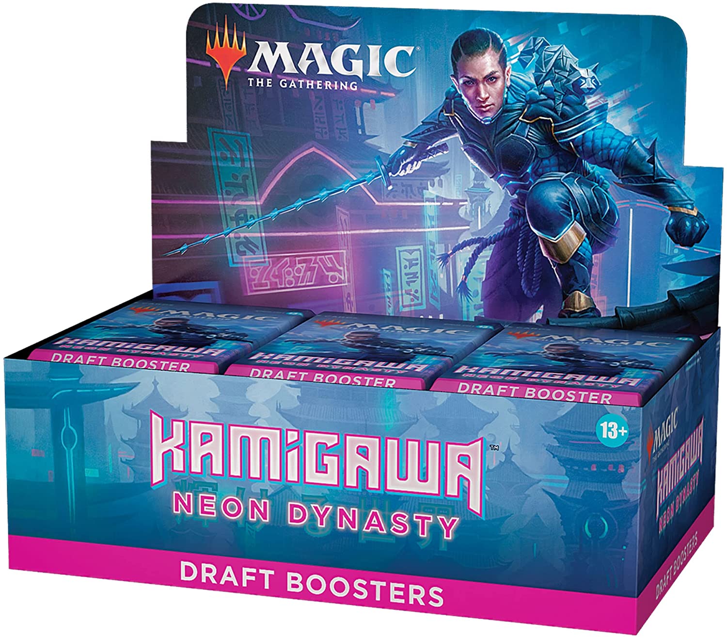 Magic The Gathering Kamigawa: Neon Dynasty Draft Booster Box | 36 Packs (540 Magic Cards) - Image 2